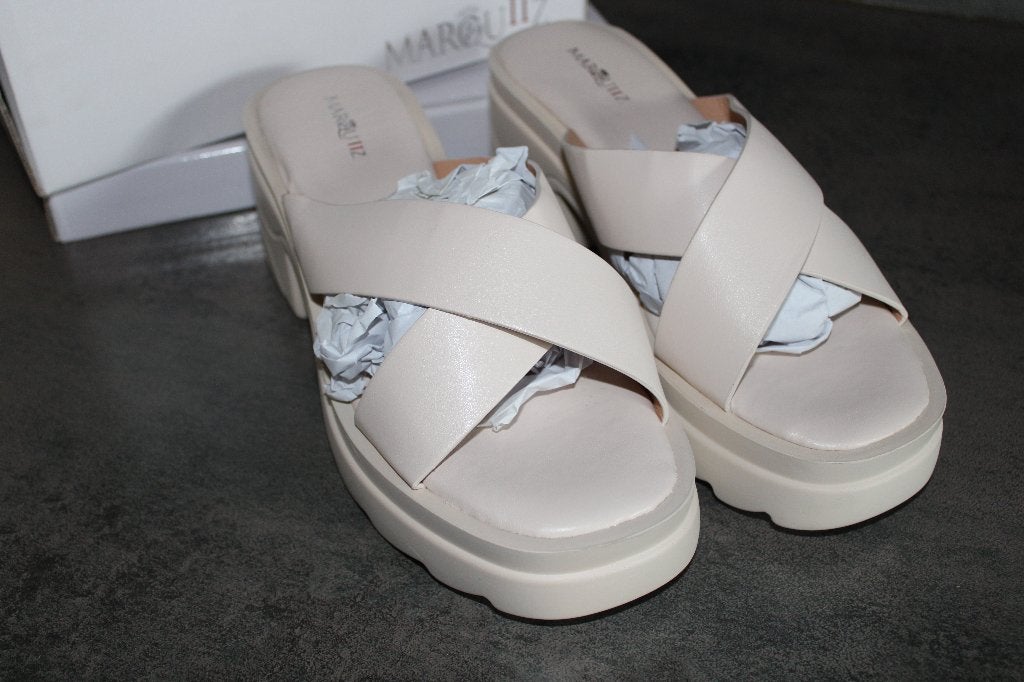 Open Schoenen met hoge hak maat 39 (nieuw nooit gedragen), Kleding | Dames, ANDERE, Beige, Overige typen, Nieuw