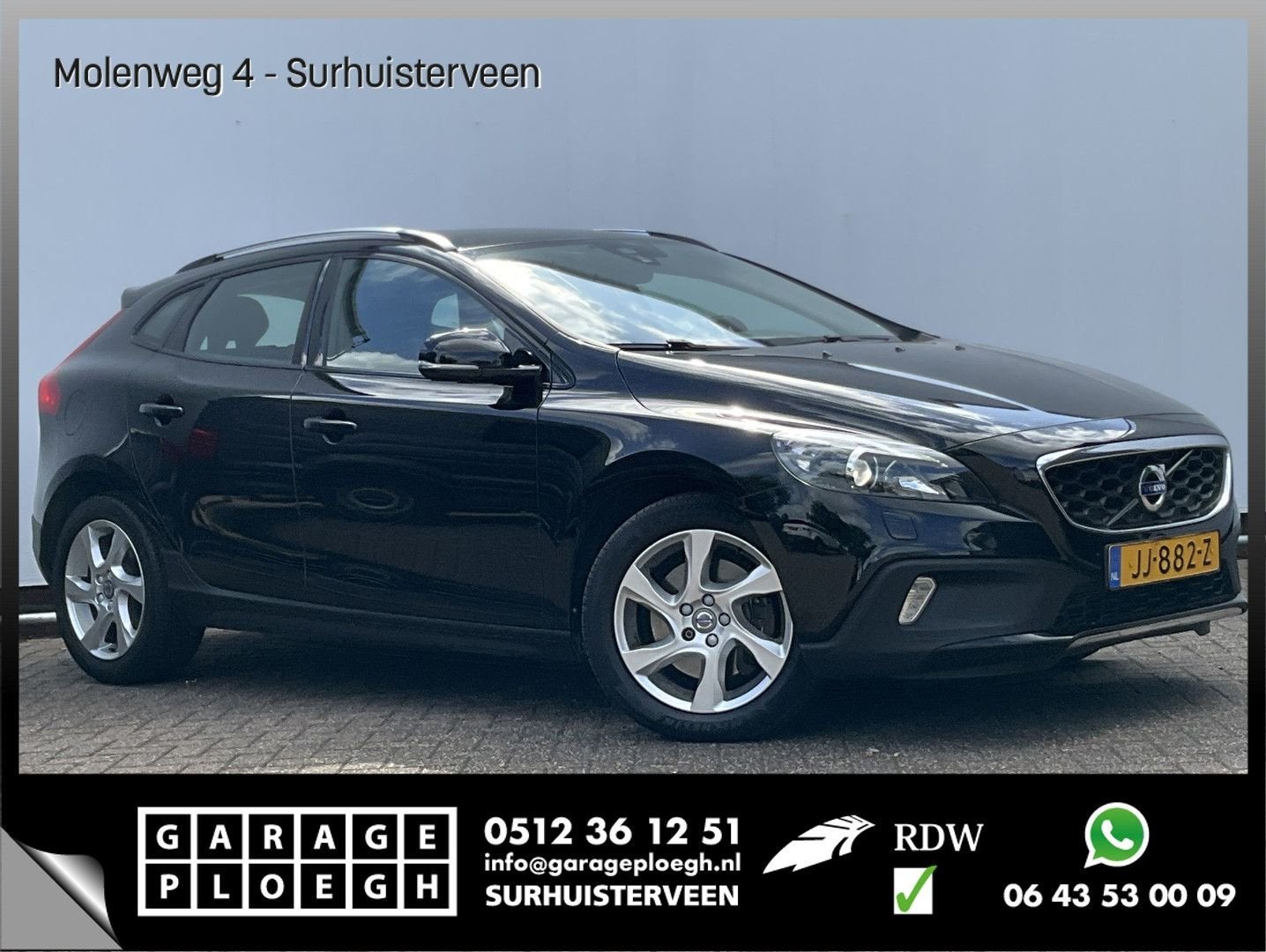 Volvo V40 Cross Country 2.0 T3 Nordic+ Trekhaak Nav/Cruise S, Auto's, Zwart, Bedrijf, Navigatiesysteem, 128 g/km