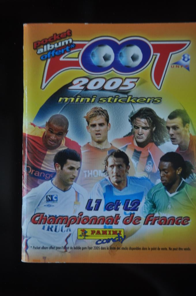 PANINI LEEG POCKET ALBUM FRANCE FOOT 2005, Enlèvement ou Envoi, Comme neuf