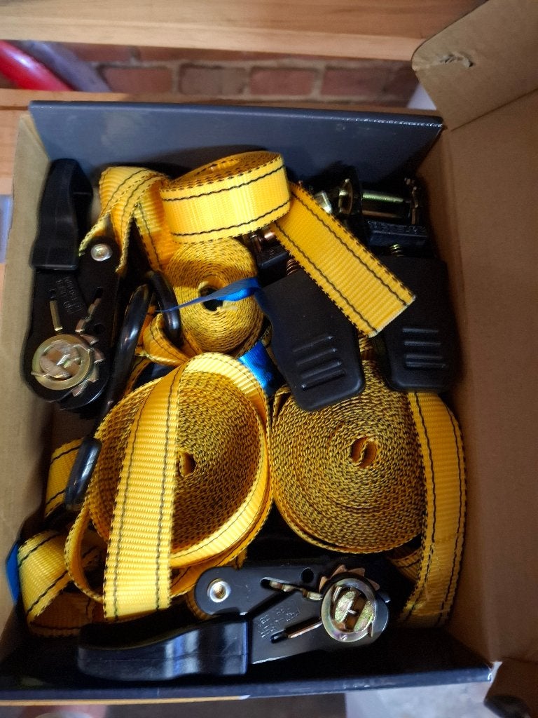 Set spanriemen, Ophalen, Zo goed als nieuw, Handmatig