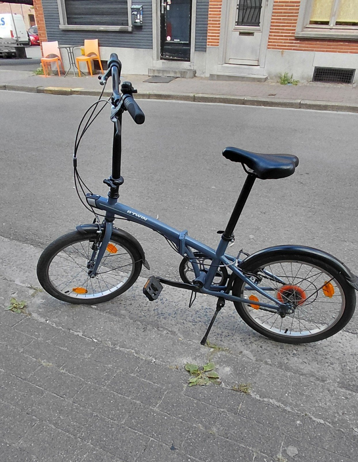 Vouwfiets \ plooifits, Ophalen
