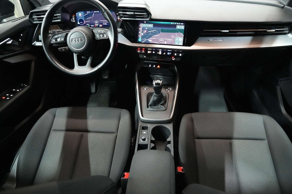 Audi A3 Sportback 30 TFSI Benzine Virtual Cockpit Garantie, Auto's, Stof, Gebruikt, Bedrijf, 5 deurs
