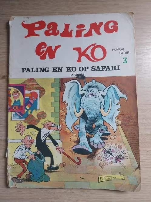 2 strips Paling en Ko - 3 en 6, Boeken, Gelezen, Ophalen of Verzenden, Meerdere stripboeken, Ibanez