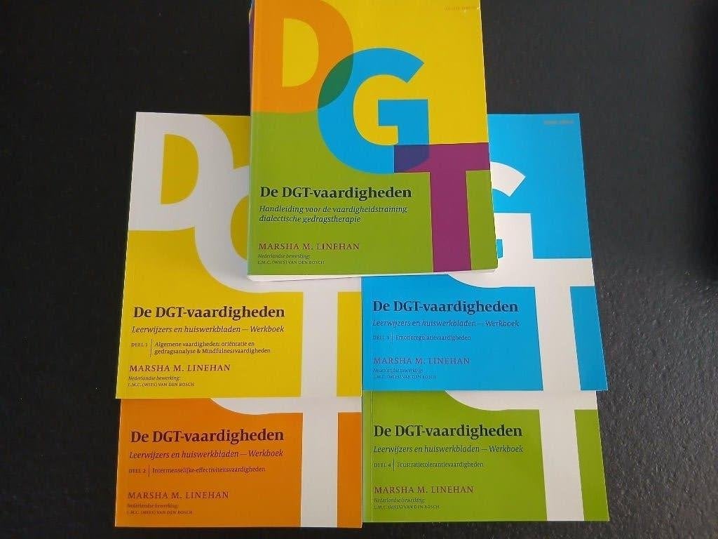 de DGT vaardigheden handleiding +werkboeken marsha linehan, Livres, Psychologie, Marsha M Linehan, Psychologie cognitive, Comme neuf