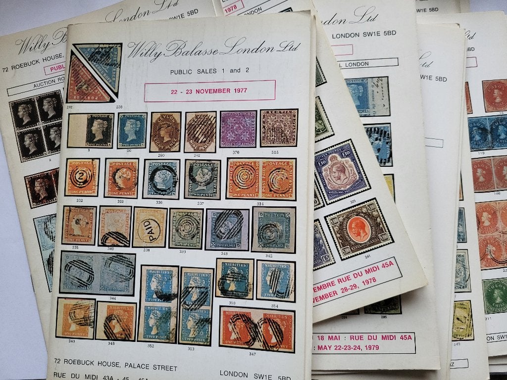 Openbare verkoop Engelse postzegels Willy Ballasse 70-80's, Postzegels en Munten, Postzegels | Europa | UK, Ophalen of Verzenden