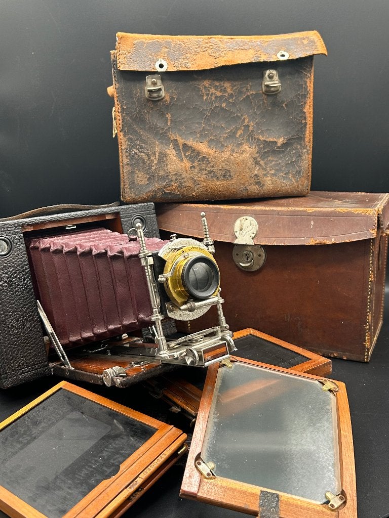 Prachtige antieke camera - Kodak No.4 Cartridge Model E, Verzenden, Kodak