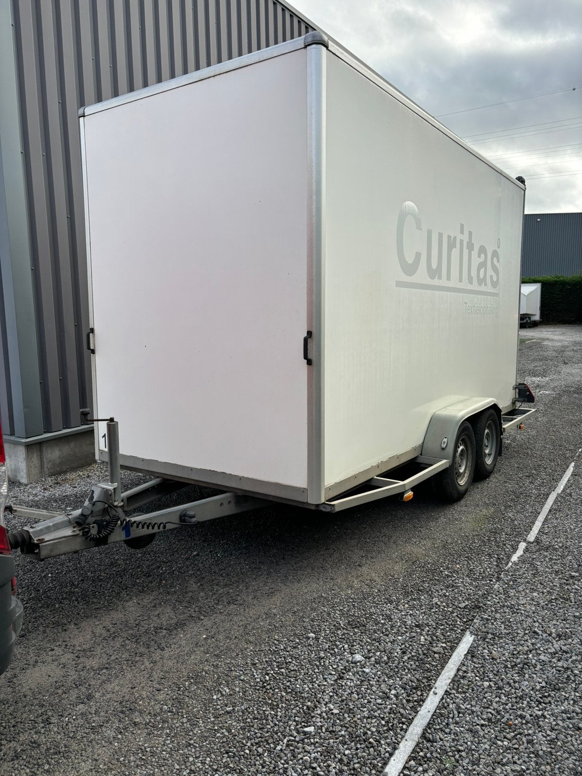 gesloten aanhangwagen, Auto diversen, Ophalen, Gebruikt