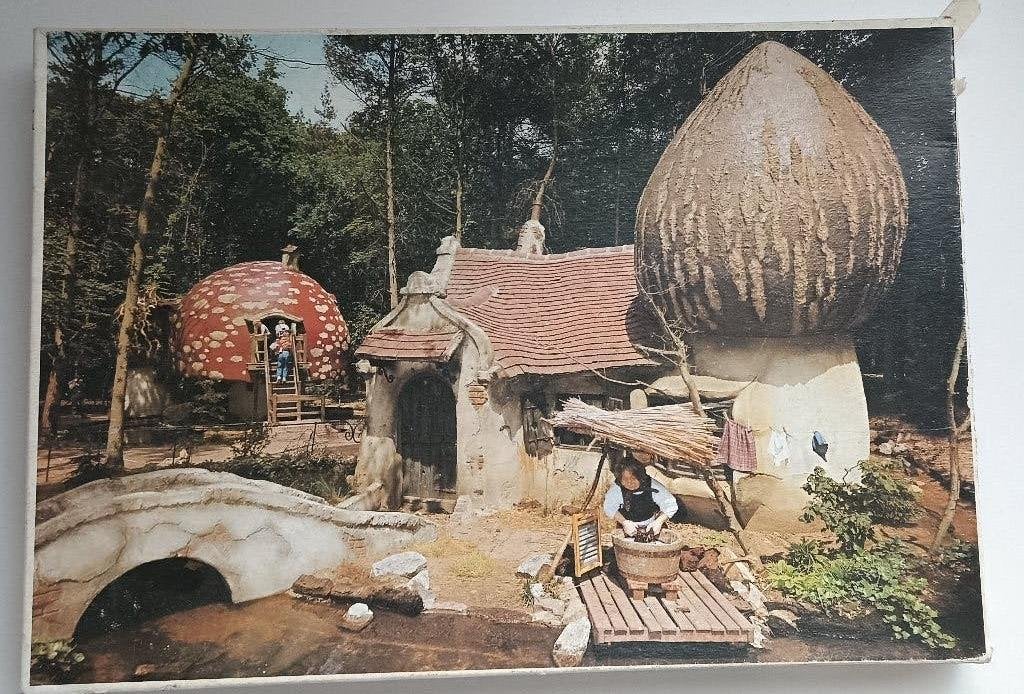 Vintage puzzel Efteling, Ophalen of Verzenden, Gebruikt, Overige typen