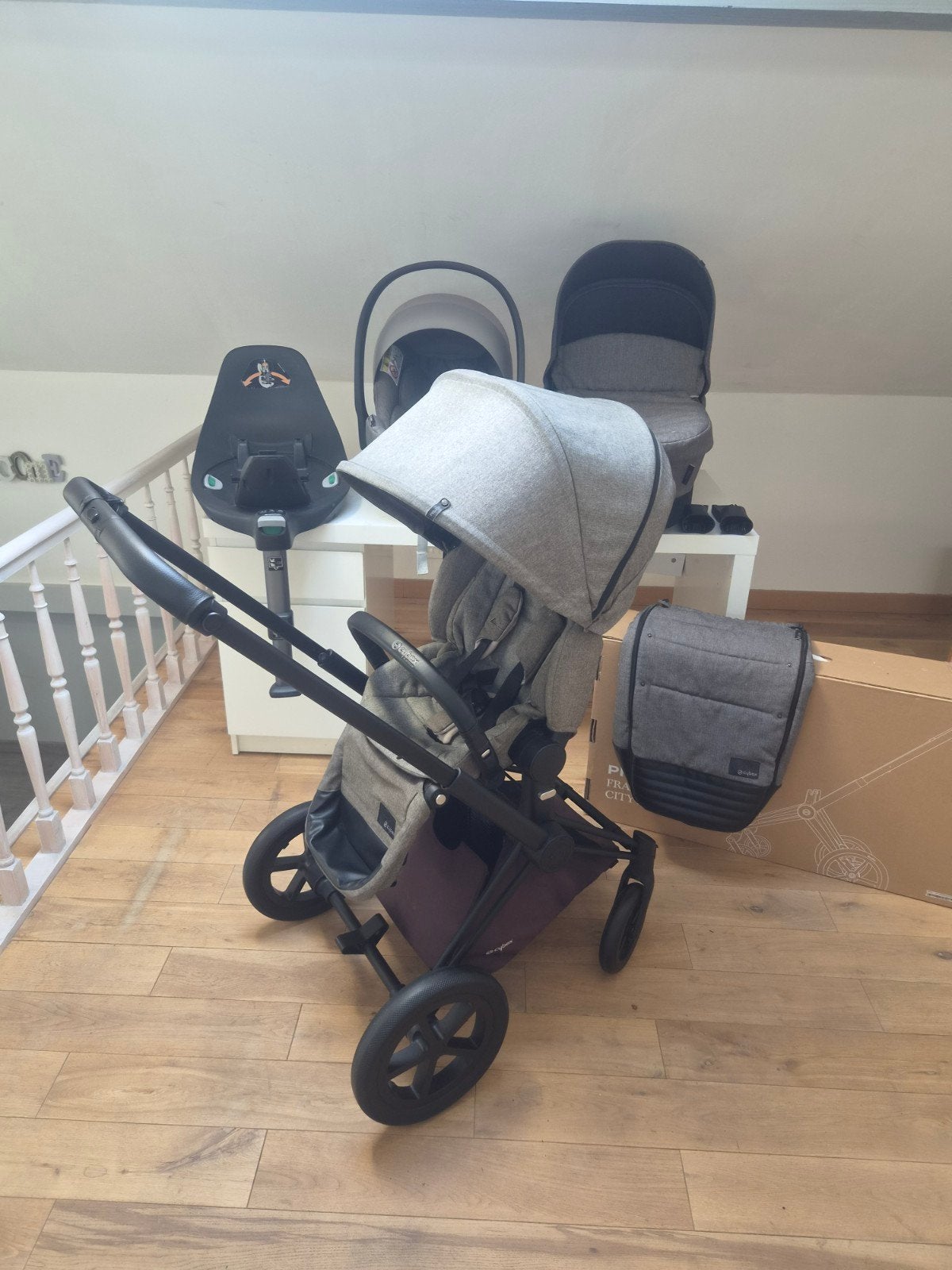 poussette Cybex Priam Grey complète., Enlèvement, Poussette