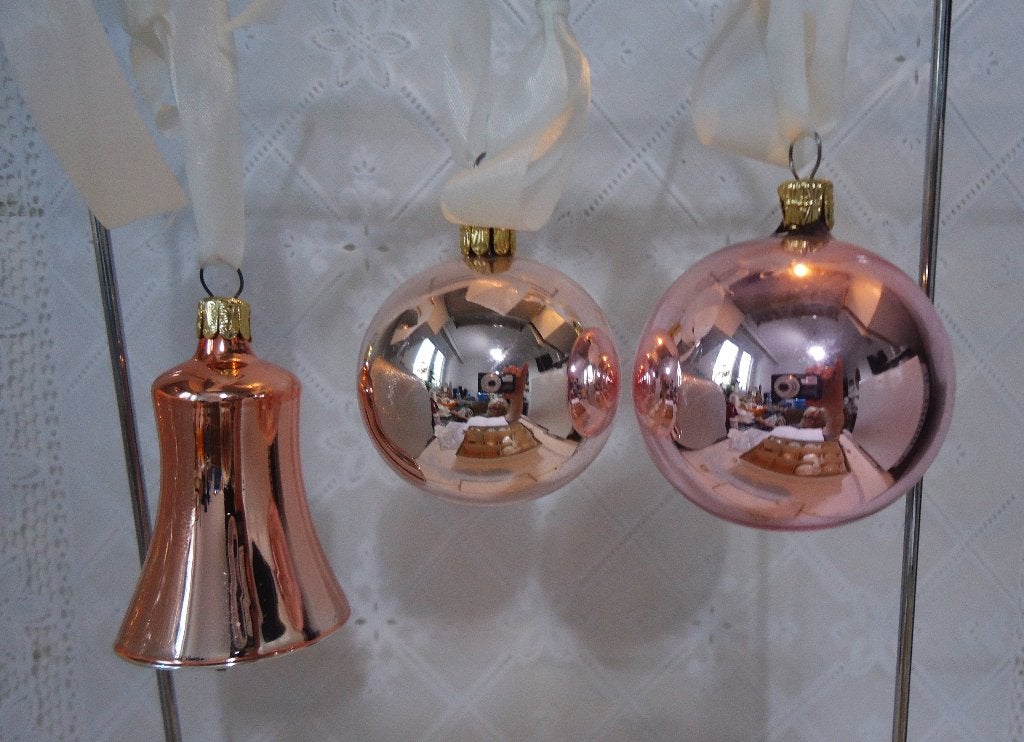 Vintage glazen Kerstballen met kleur 12 stuks✨💎😎💑🎁👌, Ophalen of Verzenden, Zo goed als nieuw