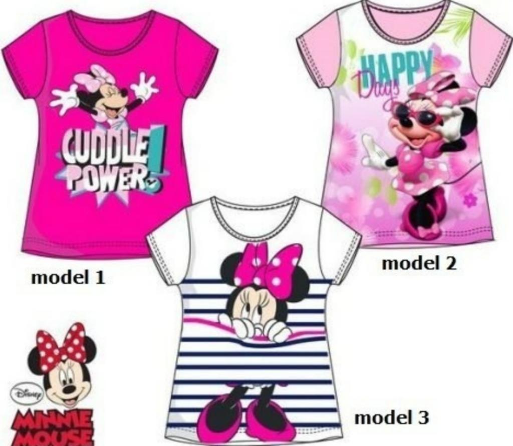 Minnie Mouse T-shirt Roze - Maat 128 - Disney - AANBIEDING, Enfants & Bébés, Vêtements enfant | Taille 128, Enlèvement ou Envoi