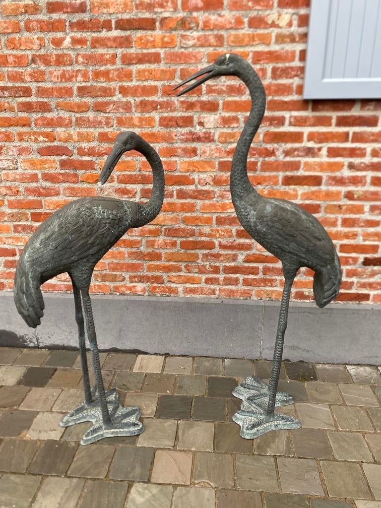 2 bronzen vogels, Jardin & Terrasse, Enlèvement, Comme neuf