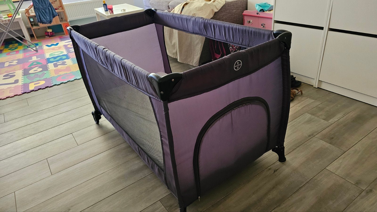 Reisbedje met matras, Ophalen
