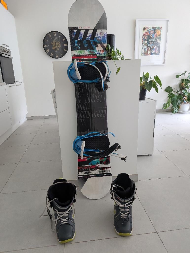 K2 Slayblade Snowboard 158 cm met K2 bindingen + DC Boots, Enlèvement, Utilisé, Planche