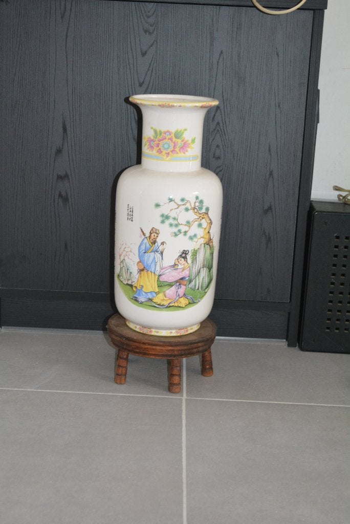 vaas chinees tekening, Ophalen