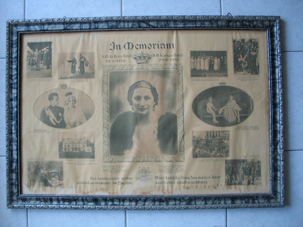 RYL #12 - IN MEMORIAM KONINGIN ASTRID, Verzamelen, Ophalen, Gebruikt, Kaart, Foto of Prent