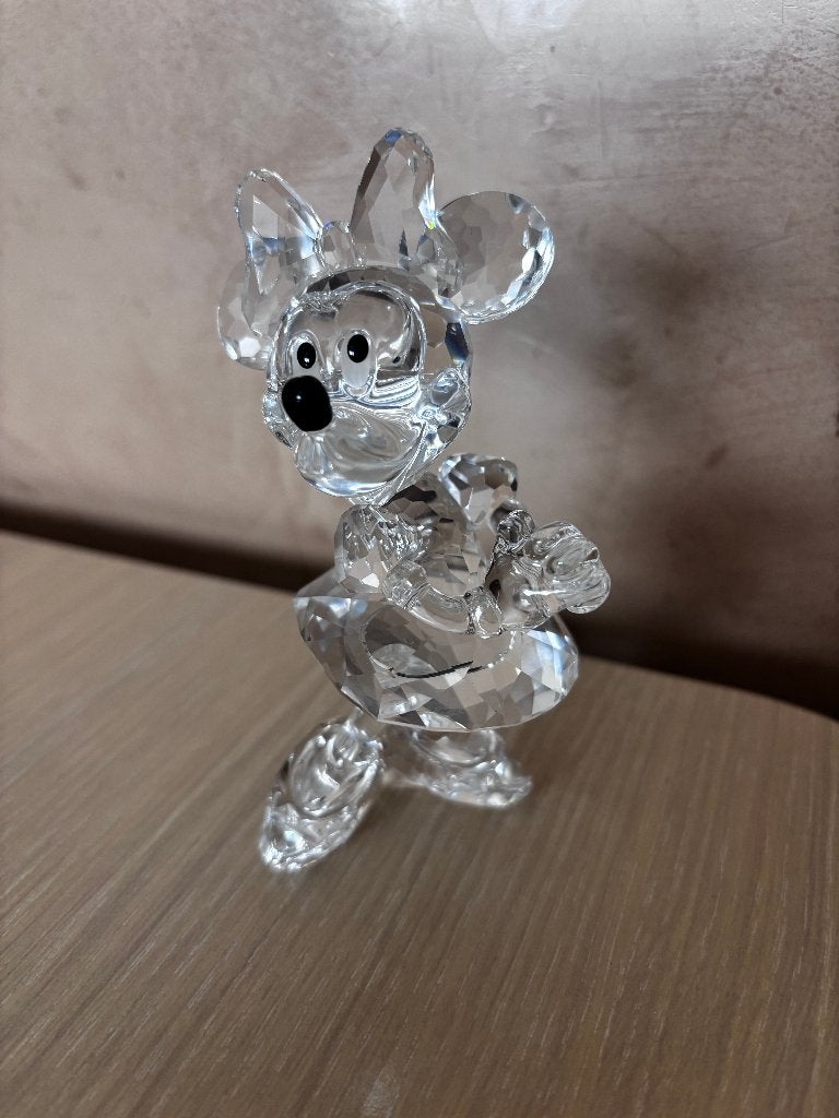Swarovski Minnie & Mickey Mouse beeldje als nieuw, Ophalen of Verzenden, Zo goed als nieuw, Figuurtje