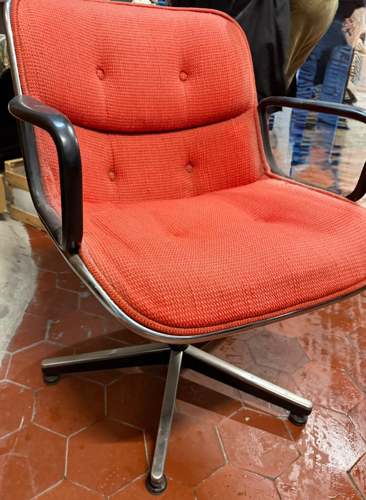 Fauteuil vintage 70, Enlèvement, Utilisé