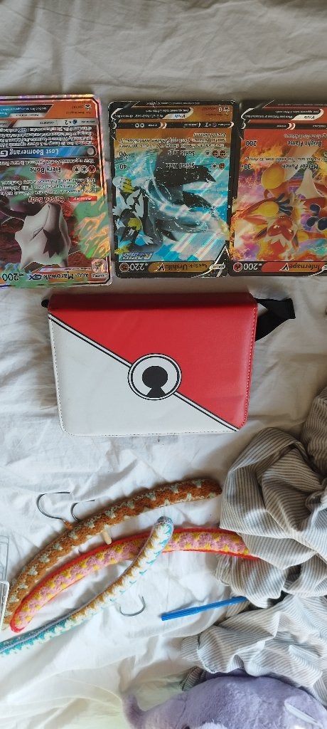 Pokemon kaarten + een vol boek, Enlèvement, Neuf, Plusieurs cartes, Foil