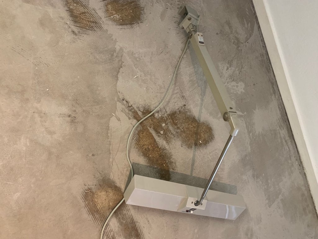 Waldmann vintage design labo tafellamp, Gebruikt, 50 tot 75 cm, Vintage, Ophalen of Verzenden