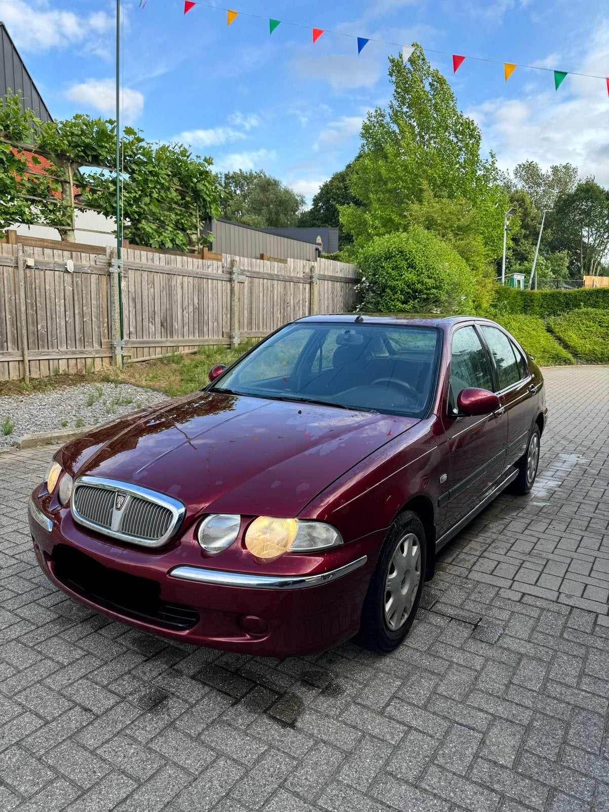 Rover 45 1,6 benzine gekeurd vvk, lez ok, …, Autos, Rover, Rouge, Entreprise, Boîte manuelle, Noir