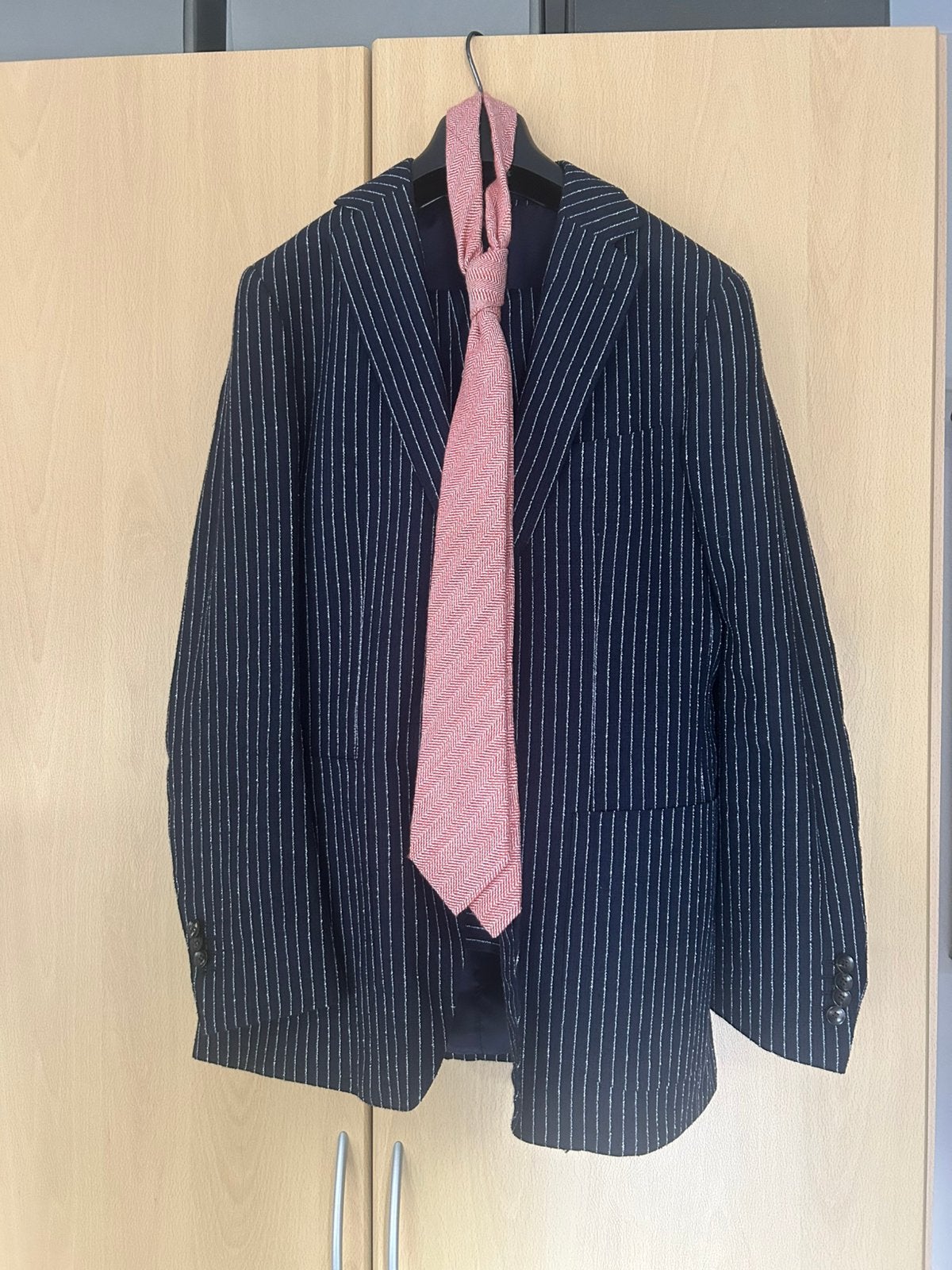 Tweedelig Suit Supply linnen zomerpak, Vêtements | Hommes, Enlèvement, Neuf, Taille 46 (S) ou plus petite, Bleu
