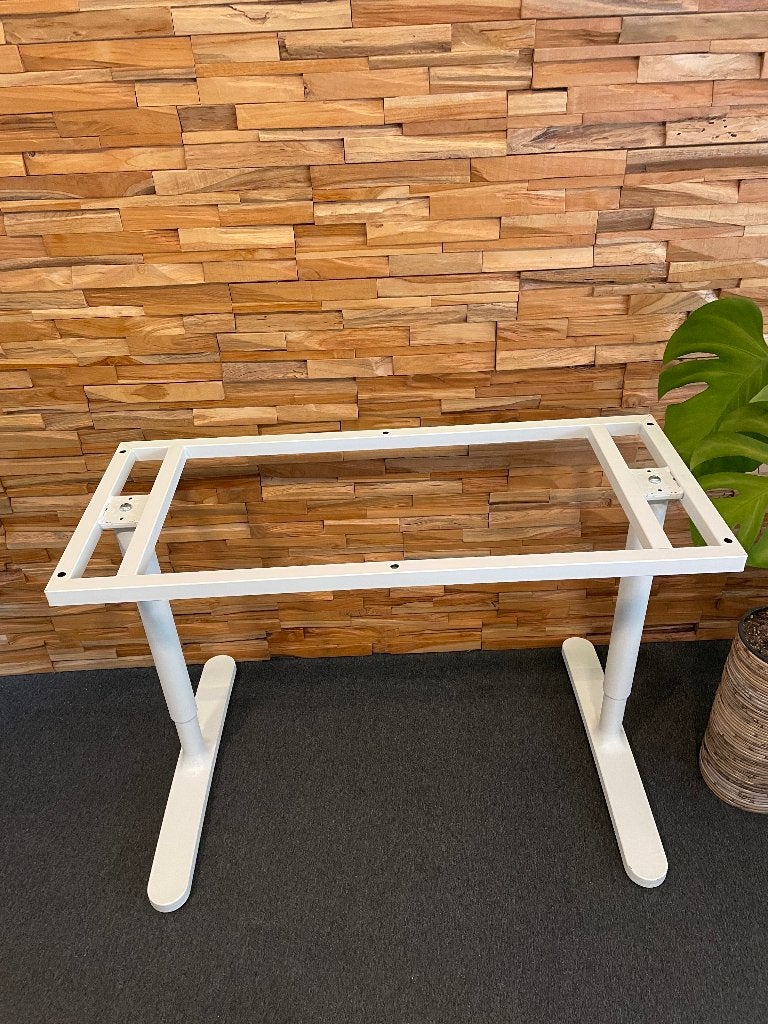 Onderstel IKEA bureau, Huis en Inrichting, Bureaus, Zo goed als nieuw, Overige typen, IKEA, Modern, Metaal, Wit, Demontabel, Ophalen