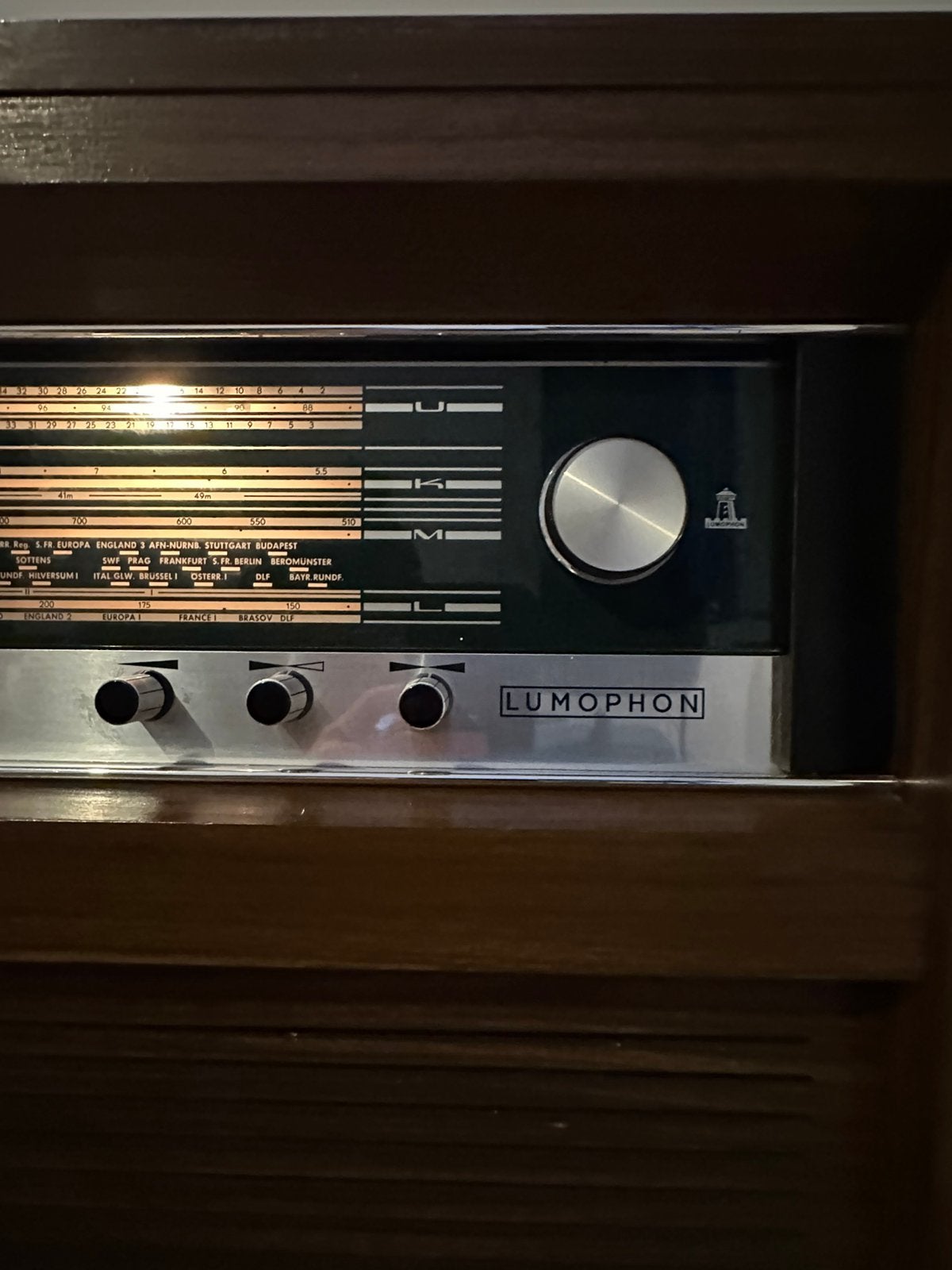 Lumophon radio en platenspeler, Ophalen, Gebruikt, Radio