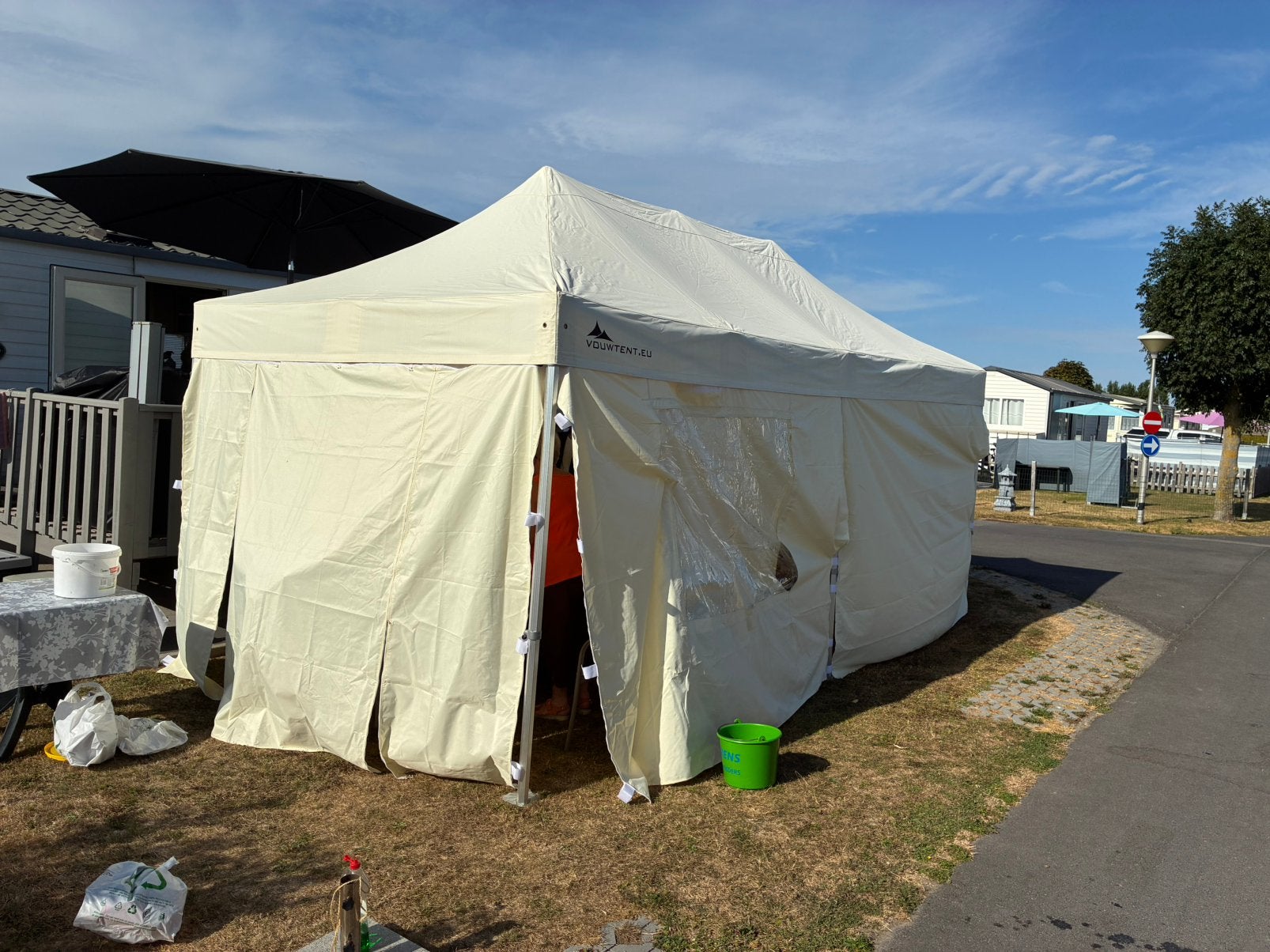 3x6 Vouwtent AluHexPRO, Tuin en Terras, Partytenten, Ophalen, Opvouwbaar, Partytent, Minder dan 4 meter
