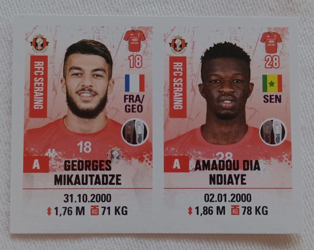 Autocollant Mikautadze (rookie) - Pro League 2020-2021, Enlèvement ou Envoi, Comme neuf, Autocollant