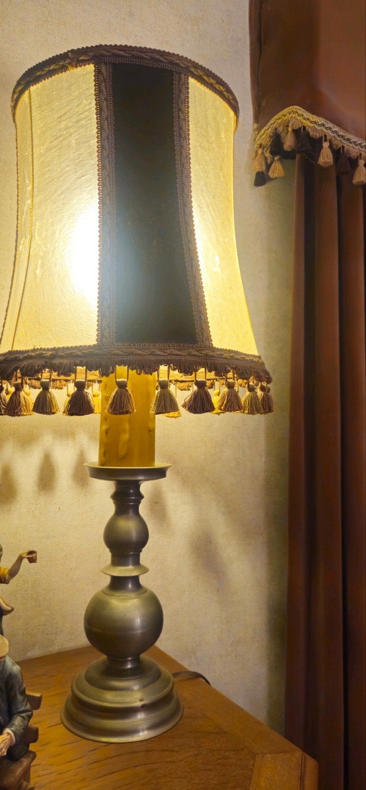 Vintage Louis XIII stijl Lamp, Ophalen