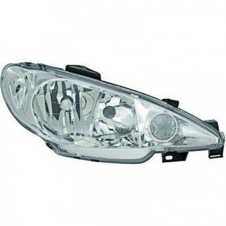 PHARE AVANT DROIT PEUGEOT 206 (98-08) - H7/H7, Ophalen