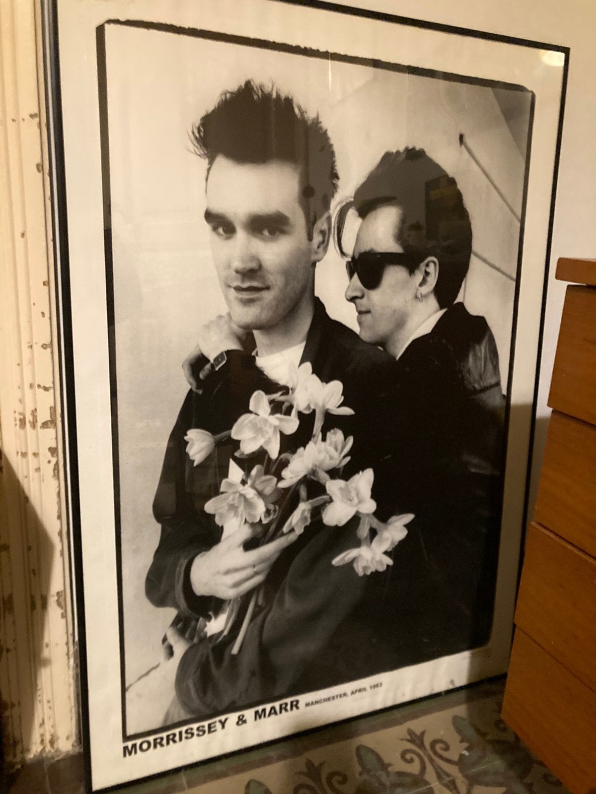 Poster encadré Morrisey&Marr 83', Enlèvement ou Envoi, Comme neuf