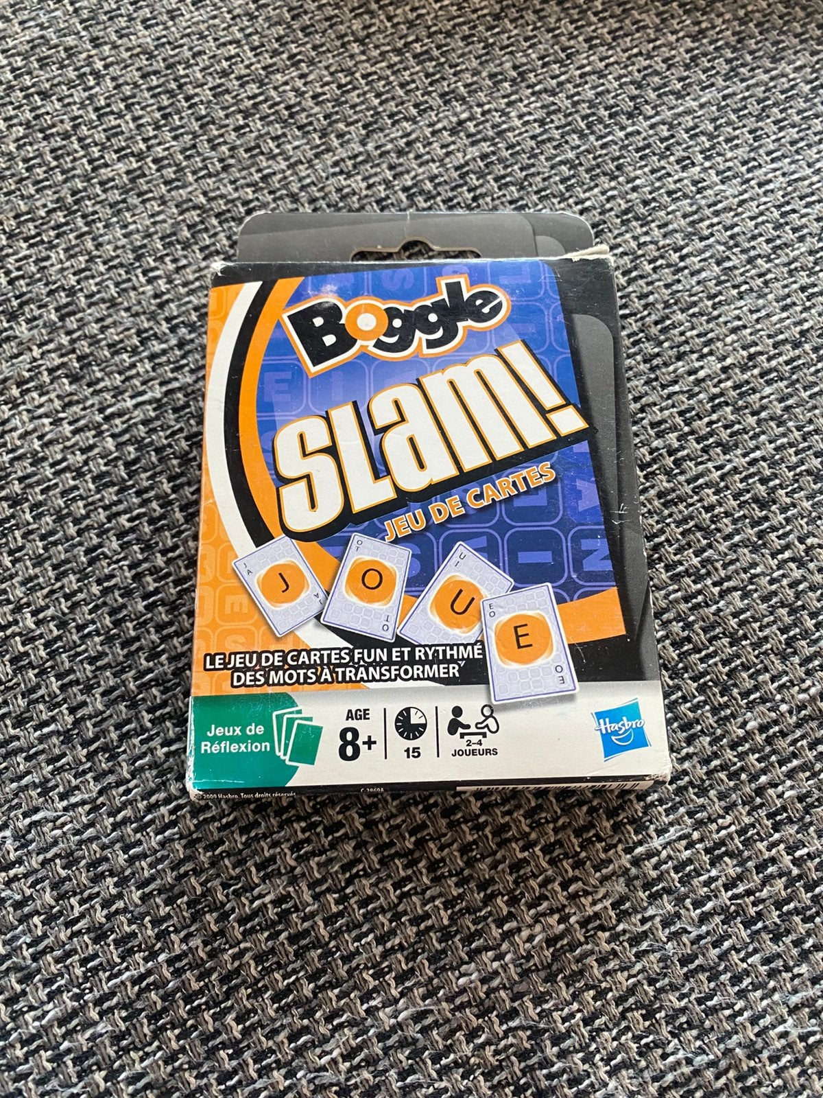 Boggle slam, Trois ou quatre joueurs, Enlèvement ou Envoi, Utilisé