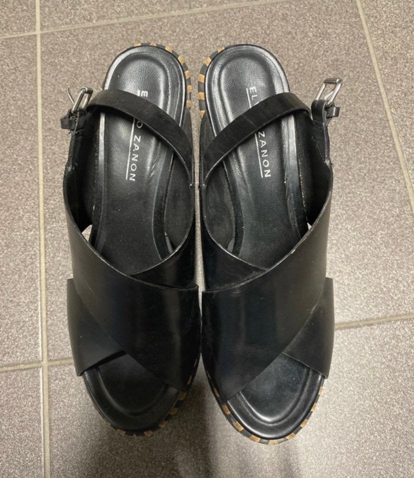 Sandalen dames maat 38, Ophalen of Verzenden, Zo goed als nieuw, Zwart