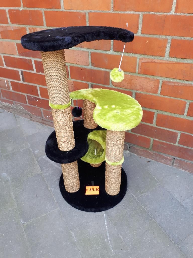 nieuwe krabpaal grijs,rood, Dieren en Toebehoren, Ophalen, Nieuw, Krabpaal