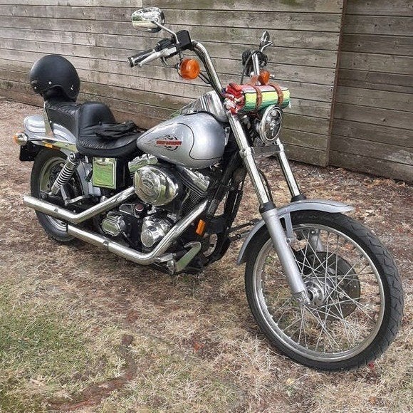 Harley davidson wide glide 1999 oldtimer met 9700kms, Motoren, Particulier