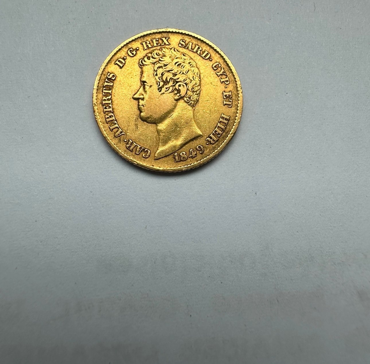 20 lire or, Enlèvement ou Envoi, Or