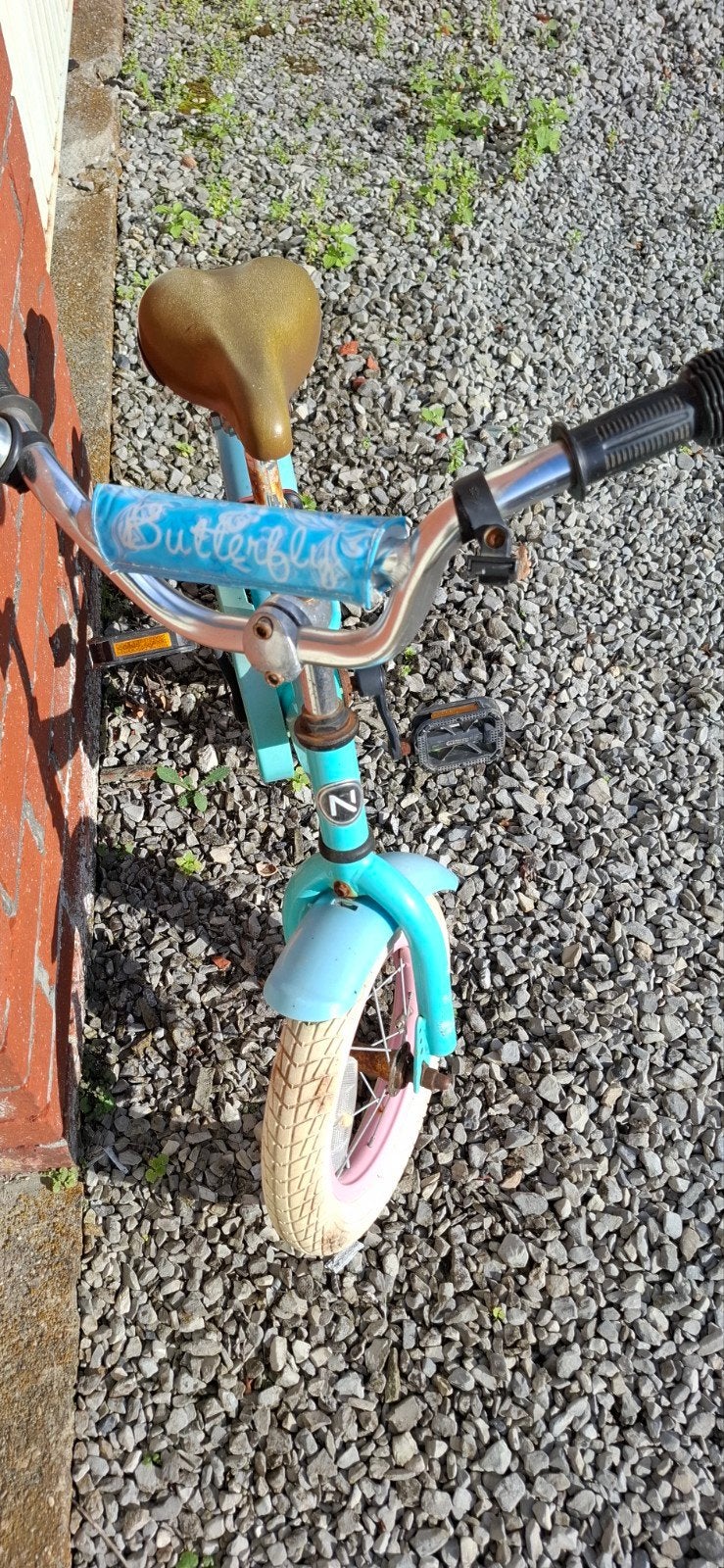 kinderfiets, Fietsen en Brommers, Ophalen, Gebruikt, Terugtraprem