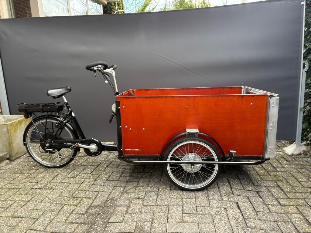 rolstoelbakfiets t'mannetje XXL krachtige motor+garantie, Ophalen, Zo goed als nieuw, Overige merken, Huif