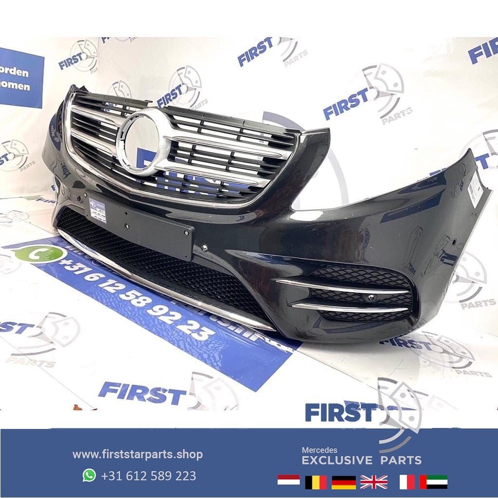 W447 VITO VKLASSE AMG VOORBUMPER COMPLEET ZWART 2014-2020 OR, Auto-onderdelen, Gebruikt, -, Voor, Ophalen of Verzenden