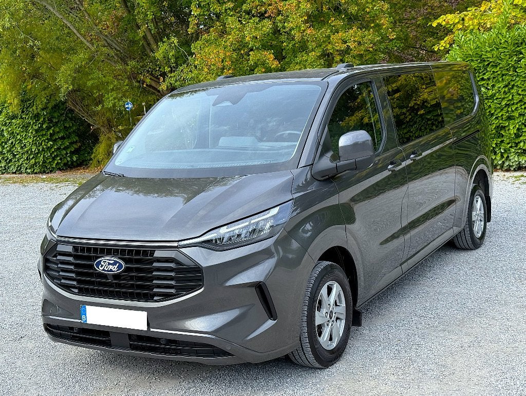 Ford Transit Custom 2.0 TDCi L2 H1 dble cab 6 Pl Automaat, Stof, Euro 6, 4 cilinders, Diesel