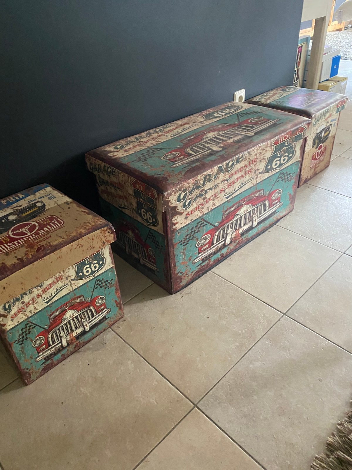 Boîtes de rangement, Enlèvement, Cuir