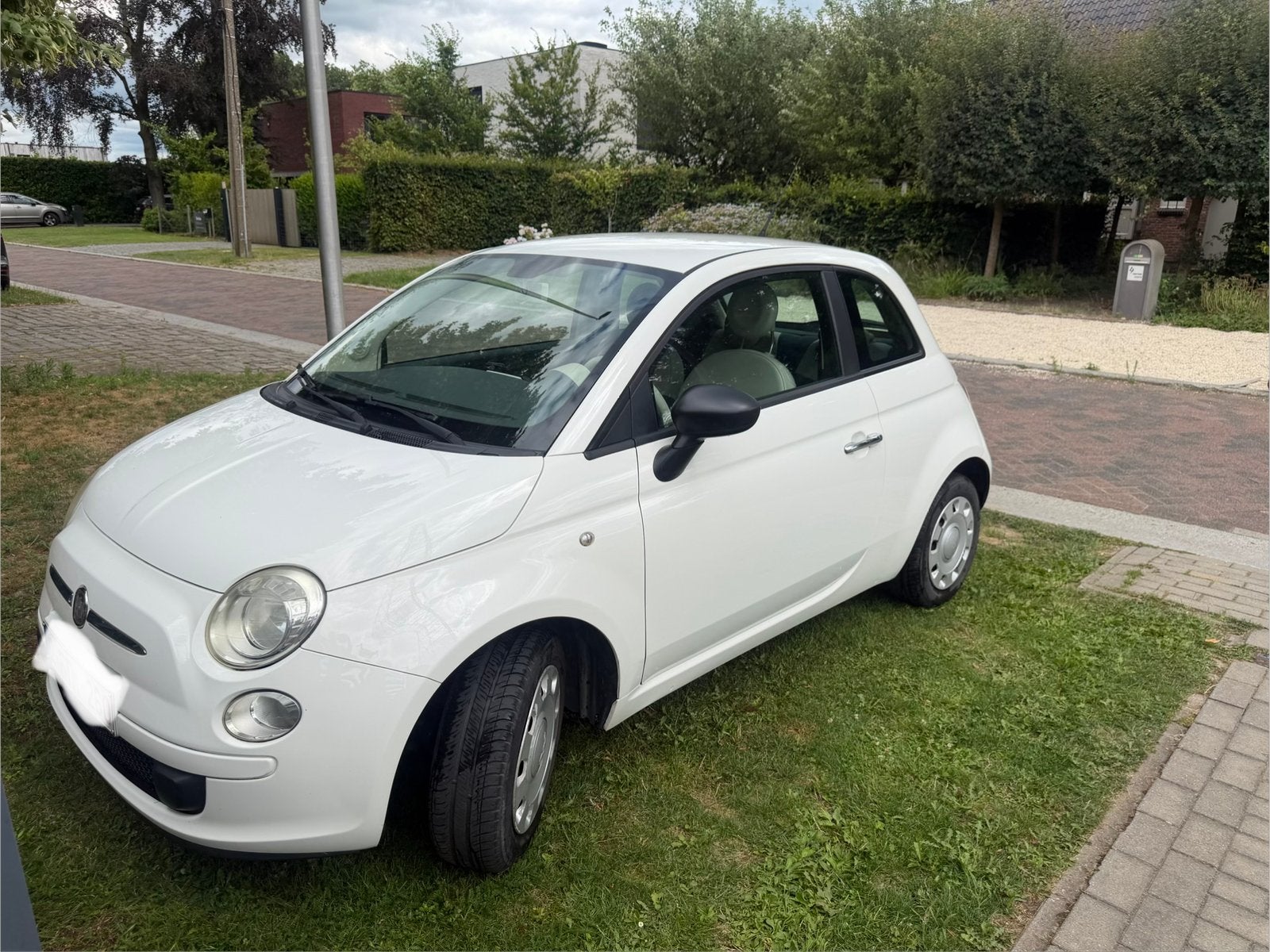 Fiat 500, Auto's, Fiat, Stof, Wit, 1400 cc, Particulier