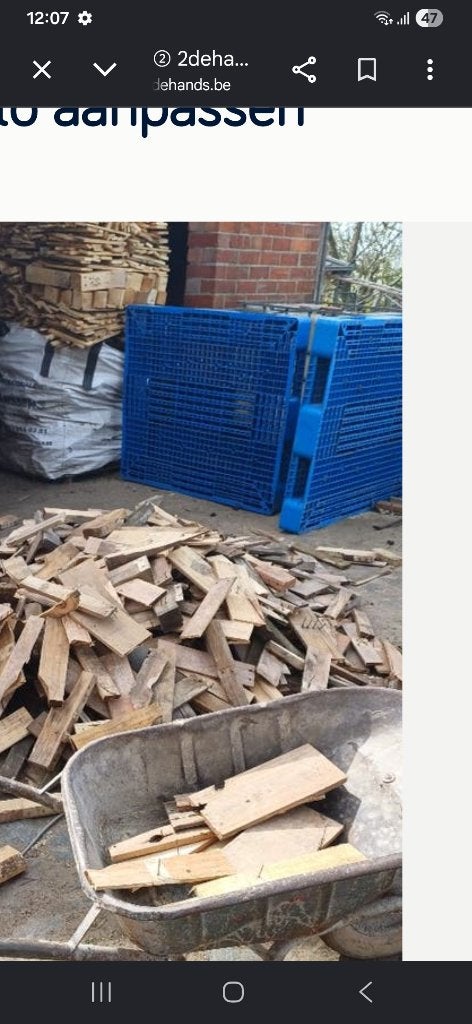 Pvc palletten, Ophalen, Zo goed als nieuw