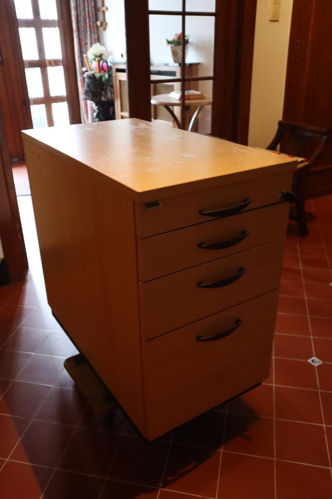 Armoire à tiroirs sur roulettes, Enlèvement, Utilisé