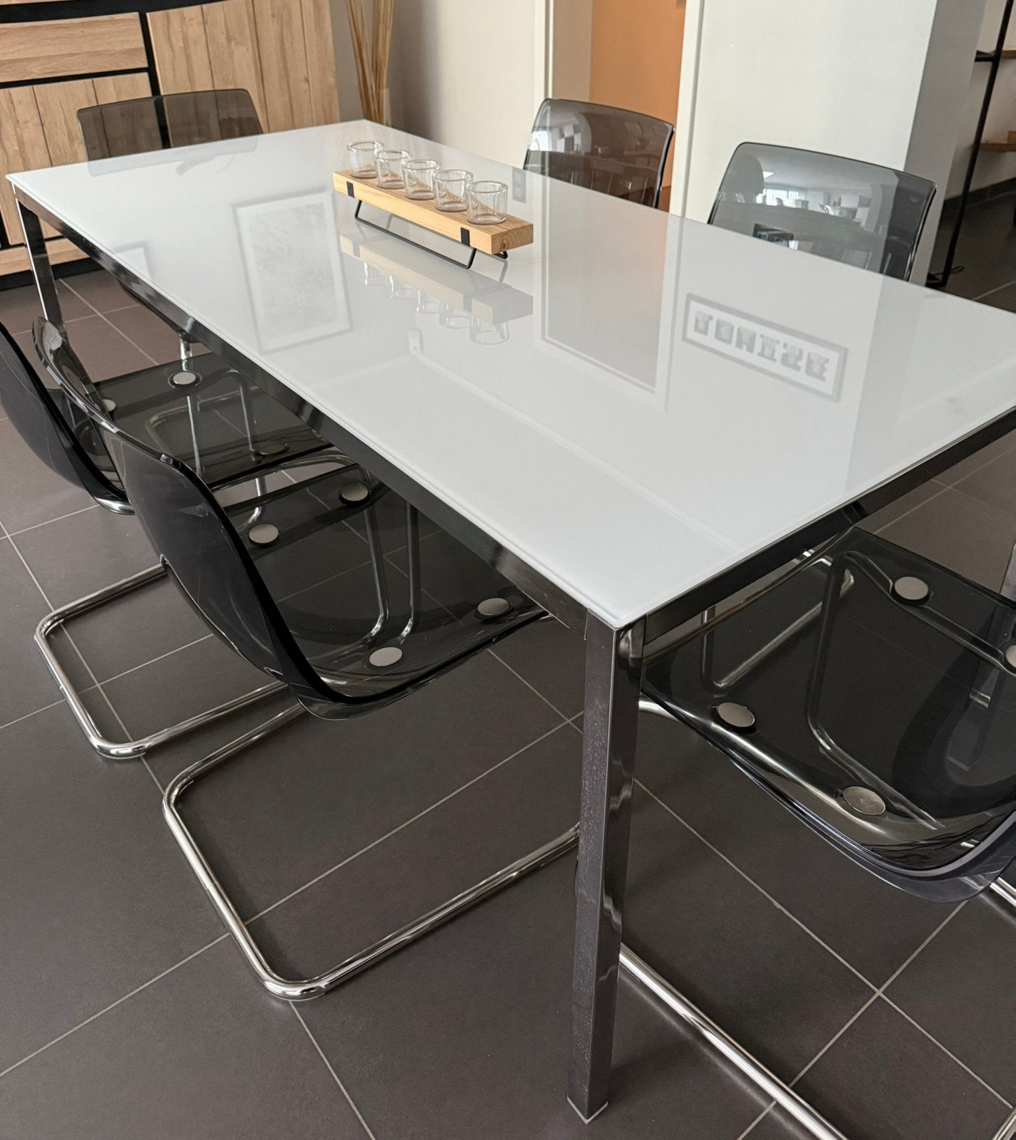 Table en verre, Maison & Meubles, Tables | Tables de salon, 50 – 75, 150 à 200 cm, Verre, Enlèvement