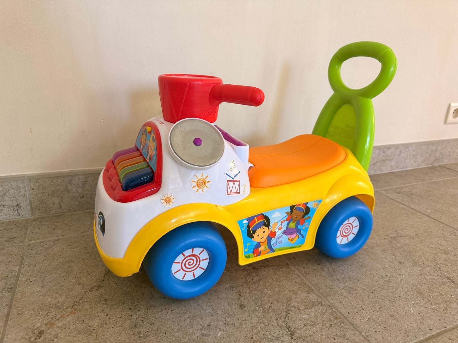 Fisher price loopwagen little people piano, Enlèvement, Utilisé
