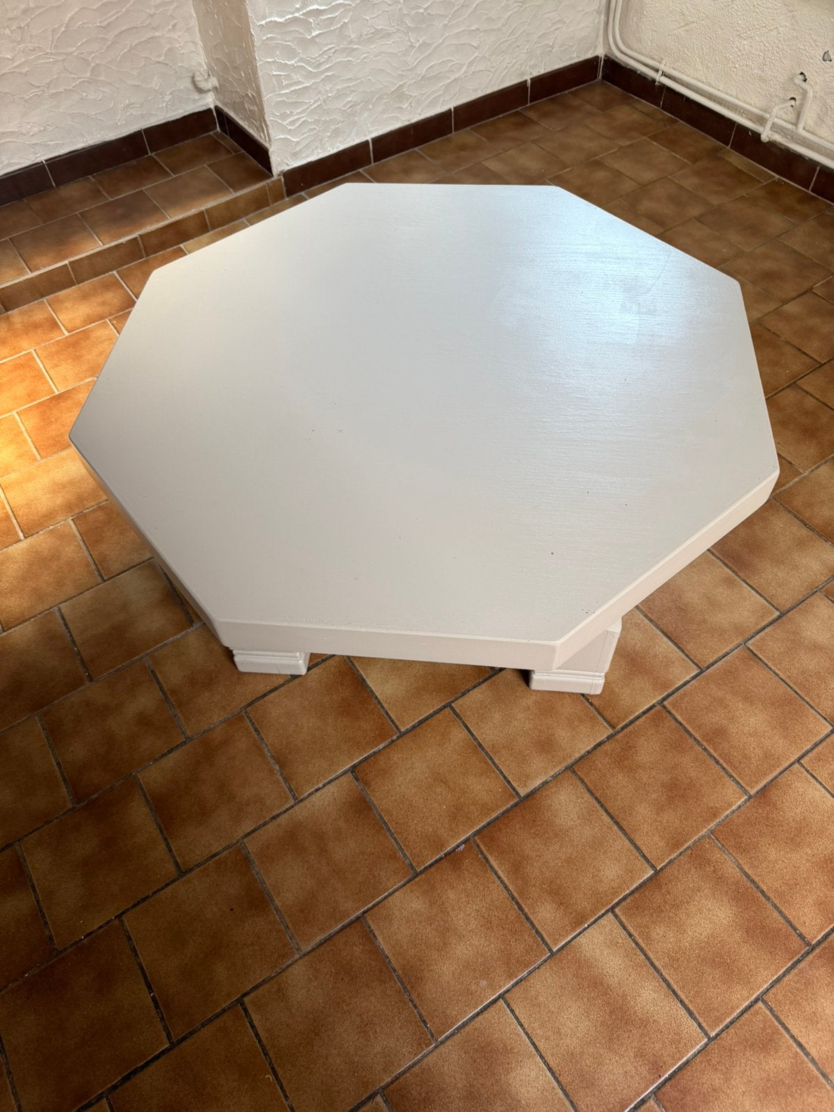 Table de salon en bois de chaine massif, Huis en Inrichting, 50 – 75, Gebruikt, Eikenhout, Ophalen of Verzenden