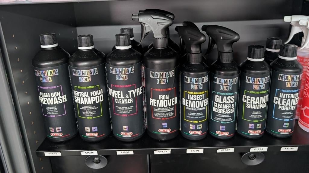 Nouveaux produits de nettoyage pour voitures Maniac Line, Enlèvement ou Envoi